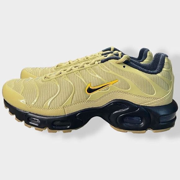 Nike Air Max Plus GS DZ6308-700 Wheat Grass Black Youth size 7Y Womens 8.5 New - Picture 5 of 12